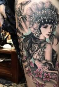Tatuaggio Hua Dan: un set di 9 disegni di tatuaggi in stile cinese