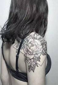 La dea della dea ha un'immagine del tatuaggio