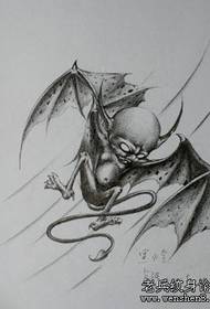 Male tattoo pattern: a European and American demon tattoo pattern