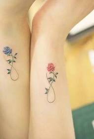 Слика за тетоважу пријатељства за девојке и сестре