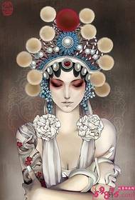 Hua Dan moda zarb qo'lyozma rasm