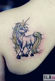 Намунаи tattoo unicorn зебо