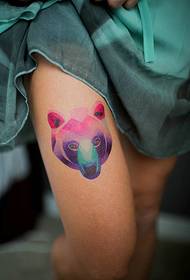 Ένα σύνολο πολύχρωμες εικόνες τατουάζ για τα κορίτσια