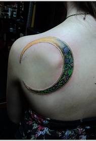 Хорошая лунная татуировка тотема