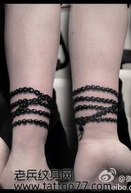 Girls like bracelet tattoo pattern
