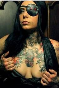 European and American girls have super personality and have super cool tattoos.