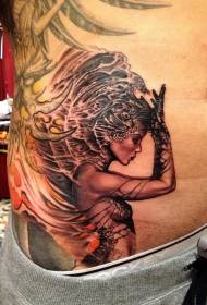 Modello di tatuaggio seducente donna sexy in vita