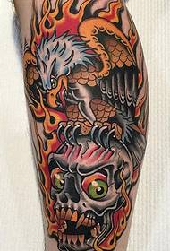 Modèle de tatouage traditionnel super parfait du tatoueur Moses