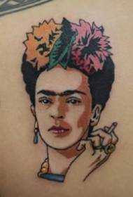 Oldschool style tiag tiag portrait tattoo qauv