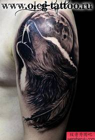 Txiv neej caj npab super zoo nkauj hma taub hau tattoo txawv