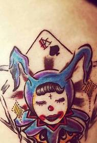 tatuaggio moda pagliaccio moda
