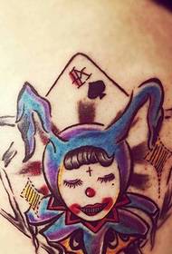 mode mode clown tatuering