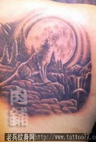 Iphethini le-Wolf tattoo: iphethini le-wolf ikhanda wolf tattoo