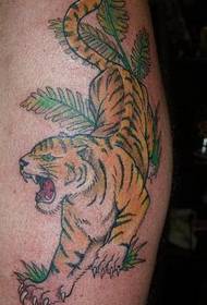 Pola Tato Warna Tiger