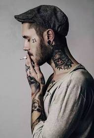 Imagens de tatuagem de totem de homem bonito de seda