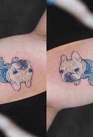 Разнообразные миниатюрные маленькие татуировки свежих домашних собак от Sol