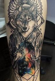 Wolf ak Cosmic tatoo