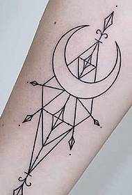 Różnorodne proste wzory tatuaży graficznych od Zeliny
