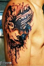 Arm ink wolf musoro we tattoo maitiro
