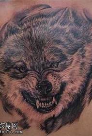 Réck Wolf Wolf Tattoo Muster