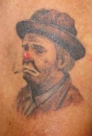 Rindu tatu merokok badut