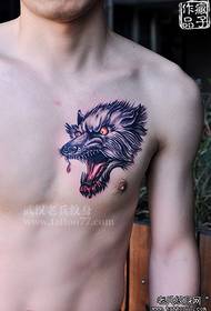 Wolf tatuu apẹrẹ itumo