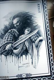 un modello di tatuaggio piuma piuma