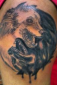 Roddel wolf tattoo