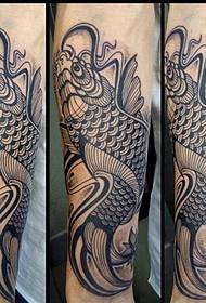 Modello di tatuaggio astratto pungiglione nero di Marcelo