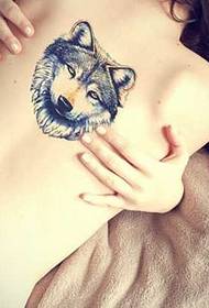 Pîvana tattooê ya wolf