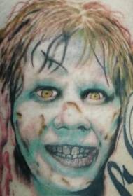 Rameno barva exorcismus film dívka tetování vzor