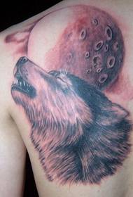 Nanchang Liuyuntang Tattoo Show Picture Works: Wolf Head Tattoo Pattern