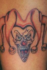 Ang sumbanan sa tattoo sa Crazy clown