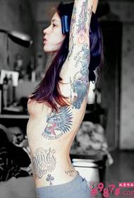 Dragon татуировка момиче татуировка снимка