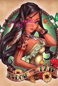 Disney manuscrito princesa tatuagem imagens manuscritas