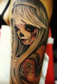 Kvinde arm farve død pige tatovering billede