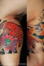 Tattoo squid mapoka gumi anomiririra rombo rakanaka uye rakanaka re squid tattoo maumbwe