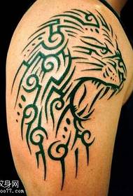 arm lion totem tattoo model