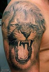 model i ashpër tatuazhi i luanit