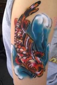 dívky malované akvarel kreativní zvířecí ryby tetování obrázky