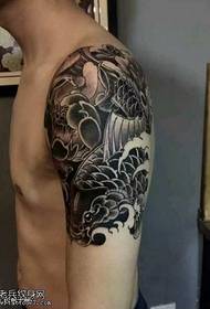 Arm Squid tatuering mönster