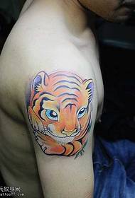 pattern sa tattoo sa kolor sa tiger