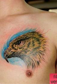 cool tetovanie orla na hrudi
