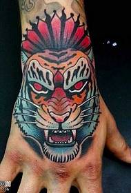 Ročni tiger Tattoo Vzorec