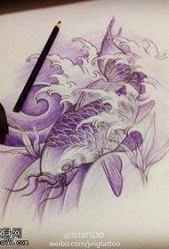 Yu Yurui chobotnice tetovanie vzor rukopis