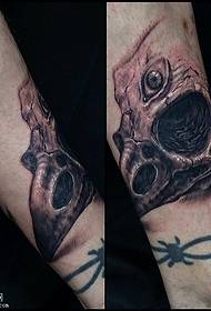 modello del tatuaggio dell'aquila sulla caviglia