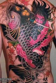 tšoasa mokhoa oa tattoo oa squid