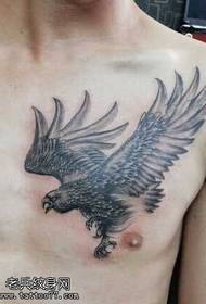 knappe adelaar tattoo patroon
