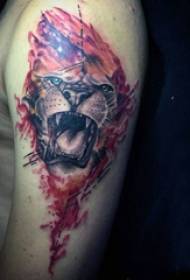 Lion King slog tatoo prevladujoč Lion King Tattoo Vzorec