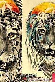 ukubusa amaphethini we-tiger tattoo